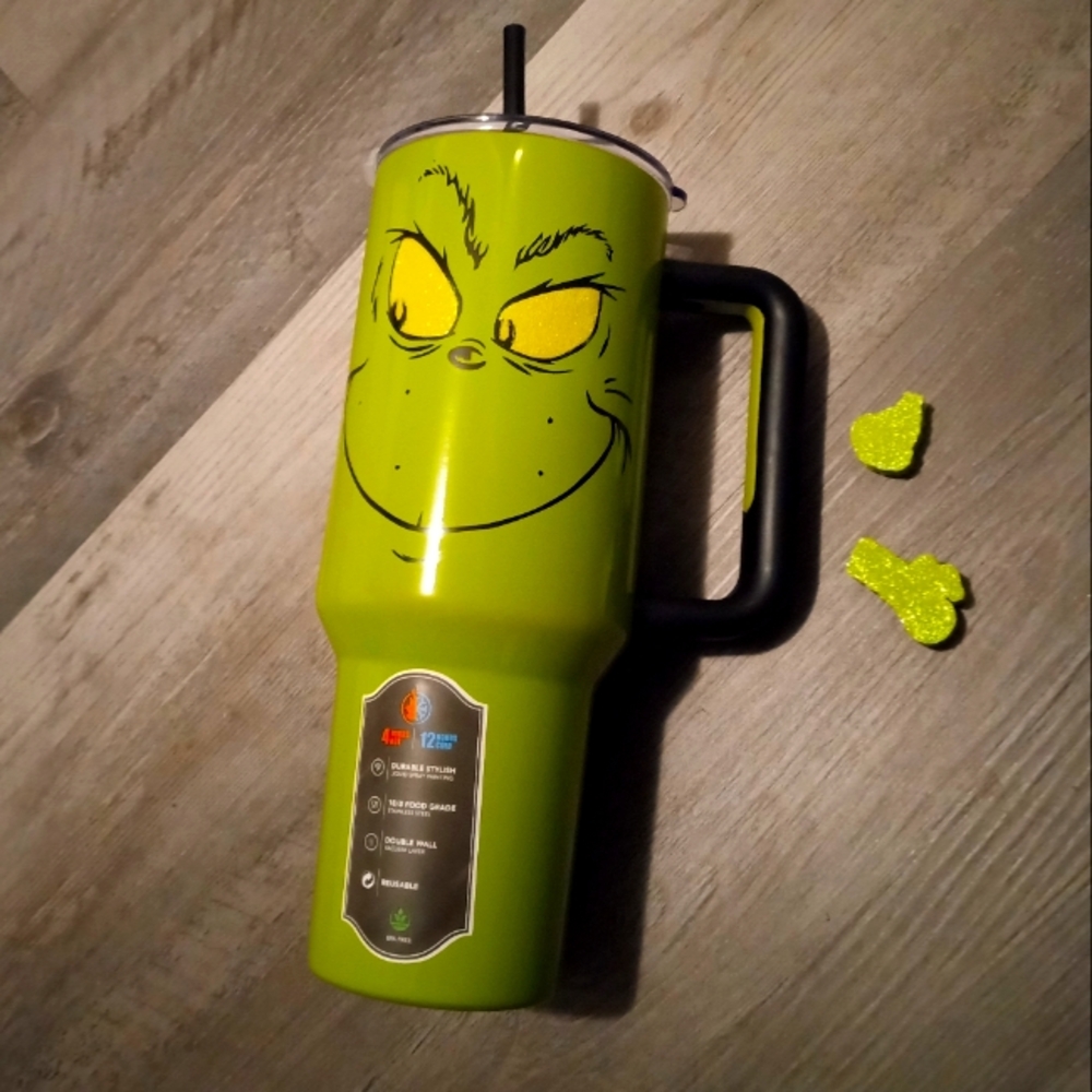 Custom Grinch Tumbler